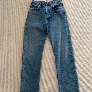 Agolde 90s pinch waist dark blue Jean
